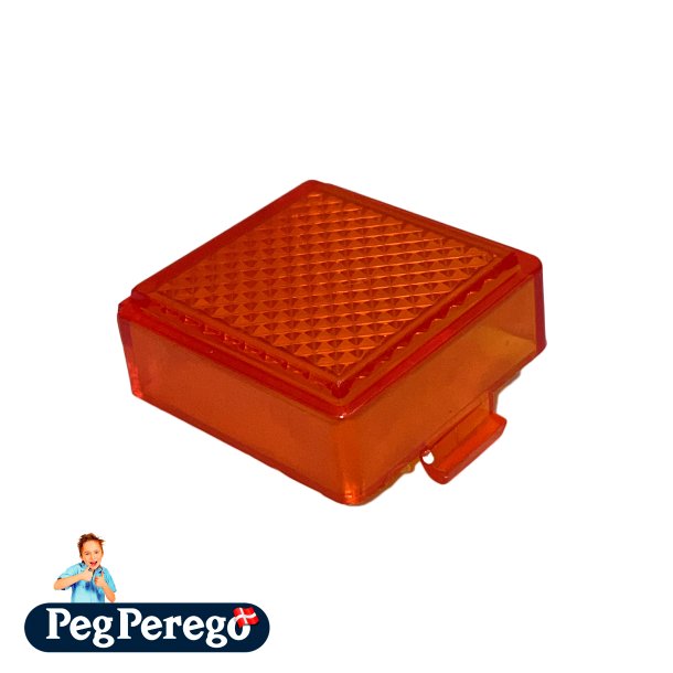 Baglygte glas orange