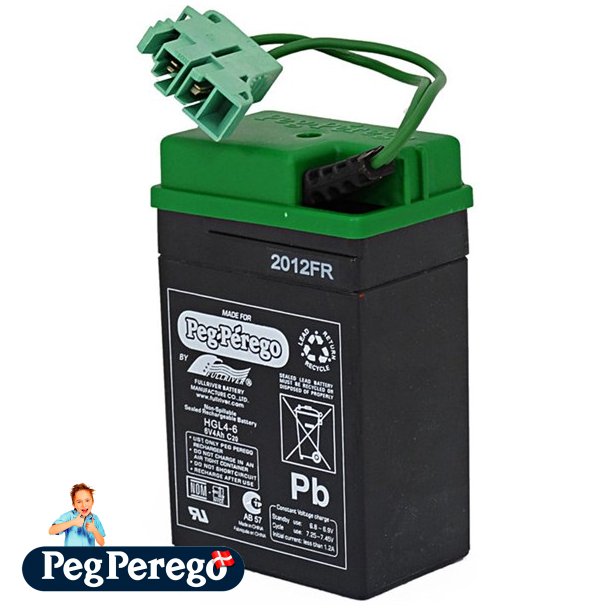 6 volts 4,5 ah batteri