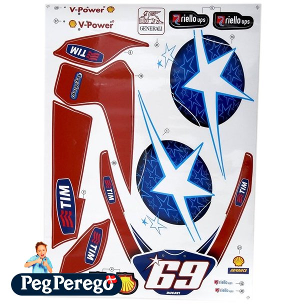 Klistermrke ark Ducati GP 24 V