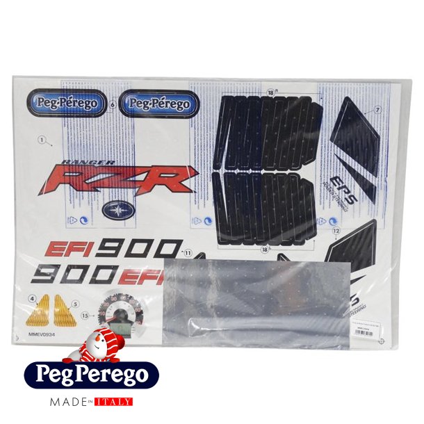 Klistermrke ark Polaris 900 blue