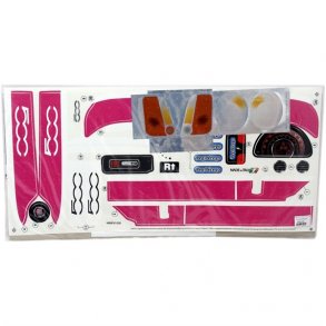 Klisterm�rke ark Fiat 500 pink