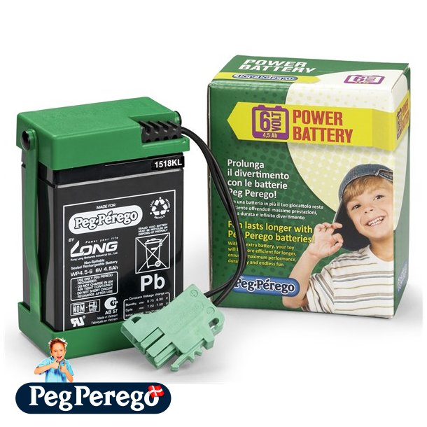 6 volts 4,5 ah batteri