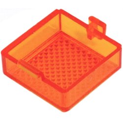 Baglygte glas orange