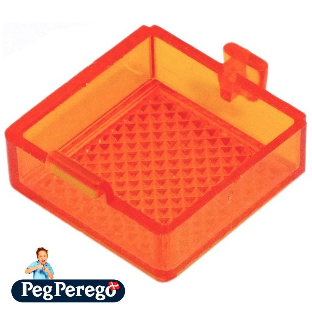 Baglygte glas orange