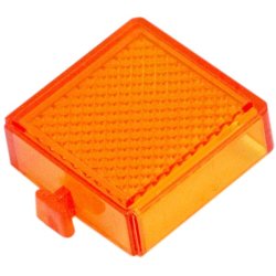 Baglygte glas orange