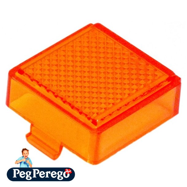 Baglygte glas orange